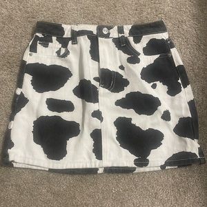 Cowprint Skirt